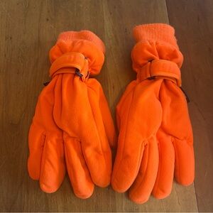 3M Thinsulate Orange Gloves